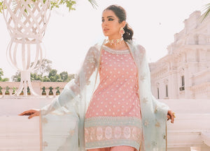 Zainab Chottani BLUSHING QUARTZ 01670 -  Pure Cambric Dress