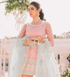 Zainab Chottani BLUSHING QUARTZ 01670 -  Pure Cambric Dress