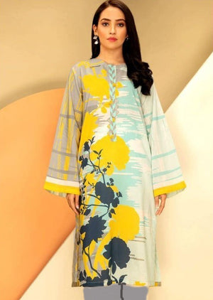 
            
                Load image into Gallery viewer, Lime light 01884 - 3 PC linen Dress with wool shawl Dupatta
            
        