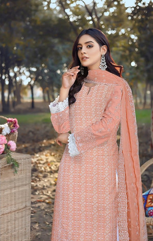 Original Fatima Noor 05021 - 3 PC Chikankari Lawn Dress - VOL 1