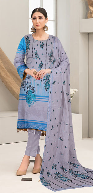 
            
                Load image into Gallery viewer, Original Fatima Noor 06009 - 3 PC Digital Printed Slub Lawn Dress
            
        