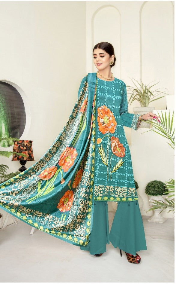 
            
                Load image into Gallery viewer, Original Bin Saleem 06085 - 3 PC Pure Lawn Dress
            
        