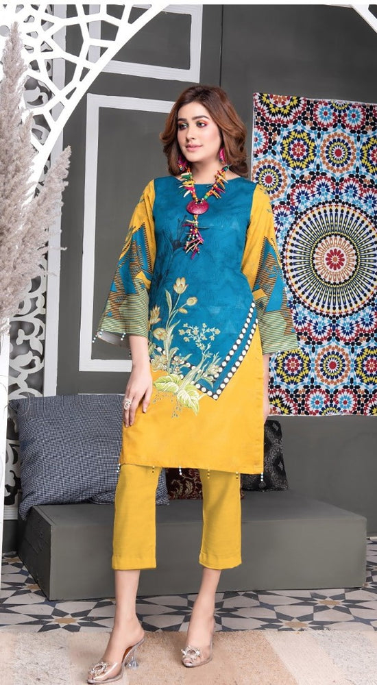 
            
                Load image into Gallery viewer, Fiza Maryum 06108 - 3 PC Pure Lawn Dress
            
        