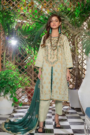 Original Fatima Noor 06120 - 3 PC Pure Lawn Dress
