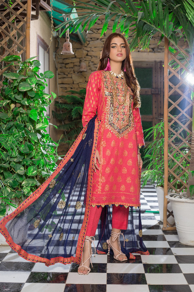 Original Fatima Noor 06121  - 3 PC Pure Lawn Dress