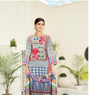 Original Bin Saleem 06298 - 3 PC Pure Lawn Dress