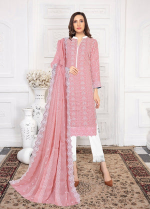Original Fatima Noor 06524 - 3 PC Pure Lawn Chikankari Dress