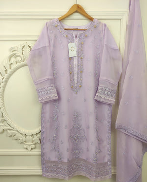 Agha Noor Chiffon Dress 2 pc - 07561 - Stitched