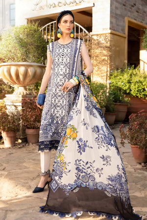 MariaB M.Print Lawn 3 pc - 08591