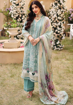 
            
                Load image into Gallery viewer, Elaf Luxury Festive AMULET Chikankari Lawn 3 pc - 08162
            
        