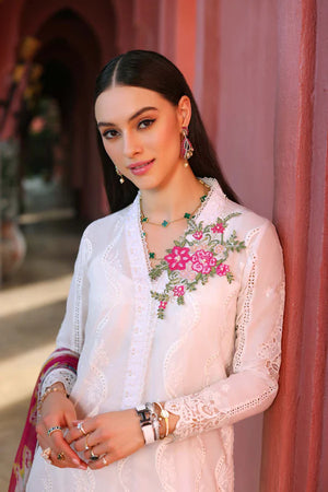 Noor By Sadia Asad Luxury Chikankari Lawn 3 pc - 08614