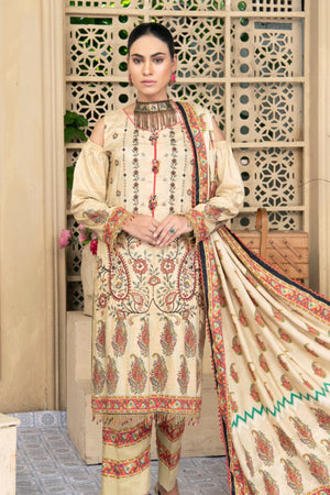 
            
                Load image into Gallery viewer, Fatima Noor 07100 - 3 PC Linen Dress
            
        