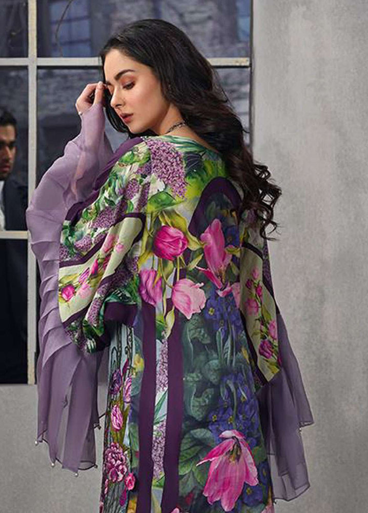 Asifa & Nabeel UPSIDE DOWN 01417 - 3 PC Charmeuse Silk Dress
