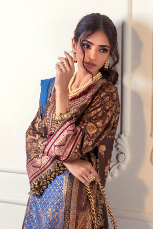 Sana Safinaz KURNOOL 01974 - Linen With Wool Shawl Dupatta