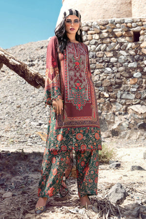 Maria.B M.Prints Embroidered Lawn 3 pc - 08155