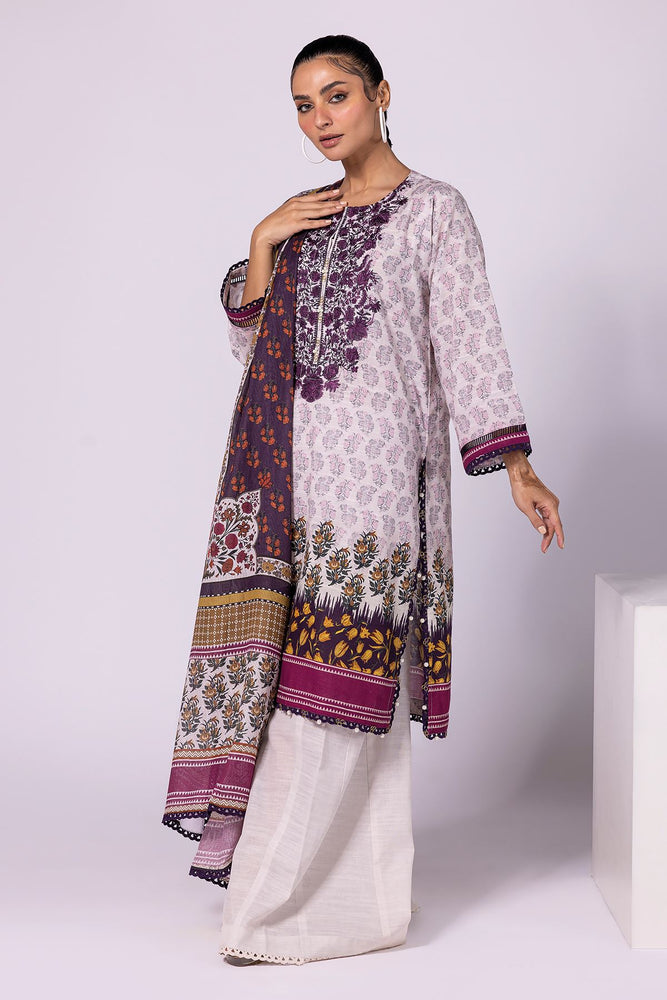 Designer Printed Lawn 3 pc - 08188