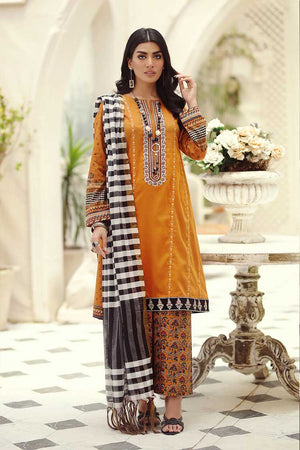 Lakhany Printed Lawn 3 pc - 08628