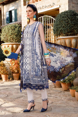 MariaB M.Print Lawn 3 pc - 08591