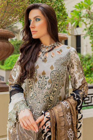 Firdous Luxury Lawn 3 pc - 08600