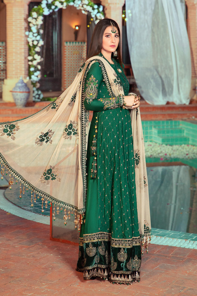 
            
                Load image into Gallery viewer, Mariab Emerald Green Cotton 3 pc - 04046
            
        