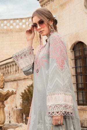 Mariab 06104 - 3 PC Pure Lawn Dress