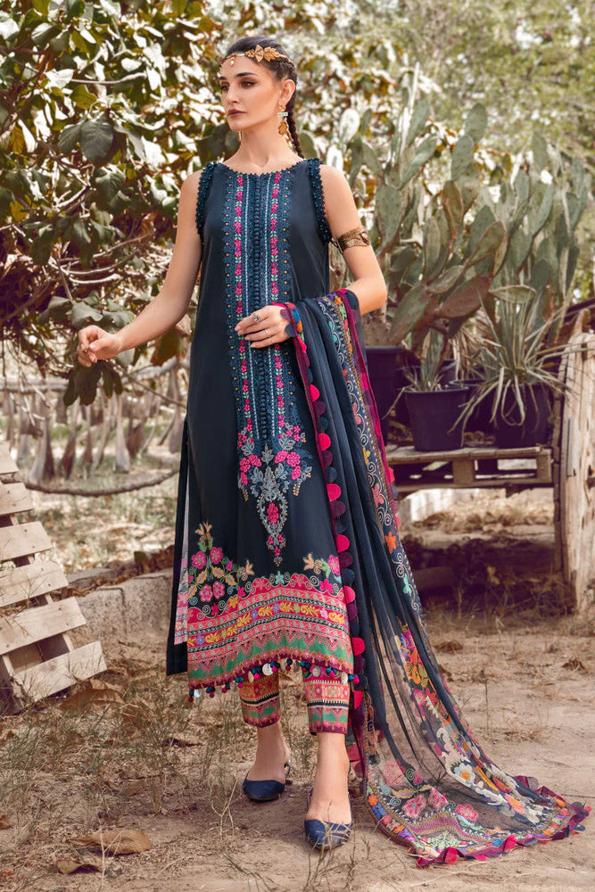 Maria.B M.Prints Embroidered Lawn 3 pc - 08157