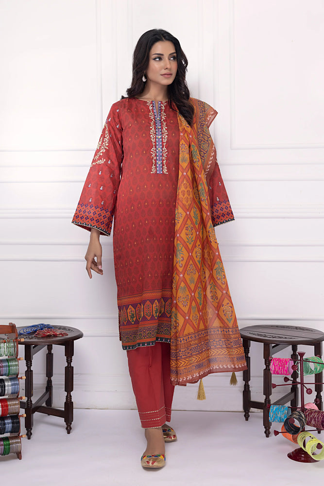 Lakhany Printed Lawn 3 pc - 08629