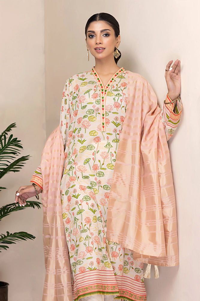 Lakhany Printed Lawn 3 pc - 08631