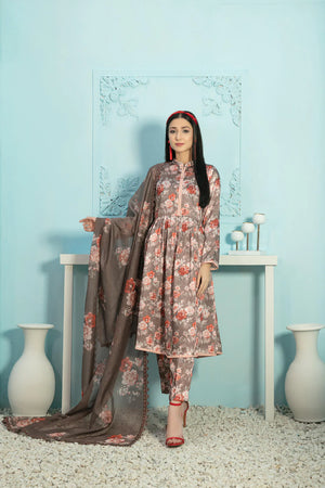 
            
                Load image into Gallery viewer, Designer Digital Printed Swiss Lawn 3 pc - 08254
            
        