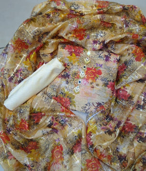 
            
                Load image into Gallery viewer, ORIGINAL Fatima Noor 06616 - 3 PC Cotton Organza Dress
            
        
