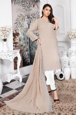 Original Fatima Noor 06653 - 3 PC Pure Lawn Chikankari Dress