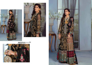 
            
                Load image into Gallery viewer, Maryam Hussain MEENA 01698 - Net Dress
            
        