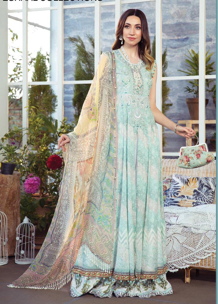 Mariab 01807 - 3 Pc Pure Lawn Dress