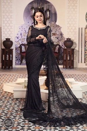 
            
                Load image into Gallery viewer, MariaB BLACK 07021 - Net Saree
            
        