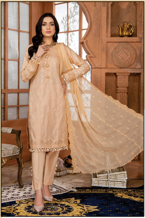 Fatima Noor 06903 - 3 PC ChikanKari Lawn Dress - 𝟐𝟎𝟐𝟐